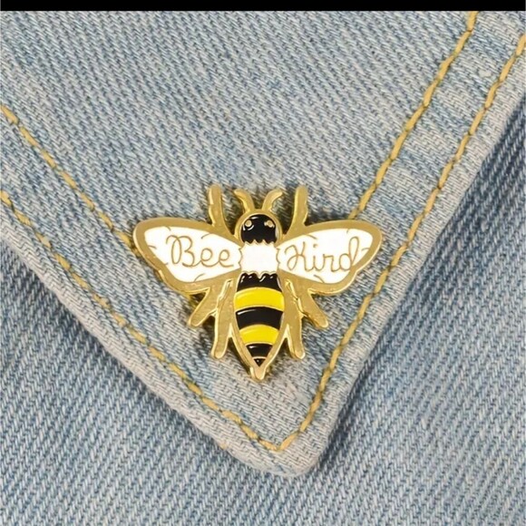 Bee kind bee alloy pin honey bumblebee save the bees - Picture 1 of 6